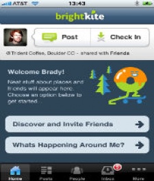 Social application Brightkite adds augmented reality adverts