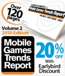 Get 20% off the PG.biz Mobile Games Trends Report 2010