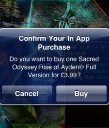 Gameloft's Sacred Odyssey try-before-you-buy model off to a slow start