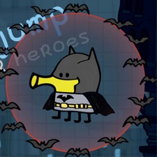 Holy hopping, Batman, it's Doodle Jump DC Super Heroes