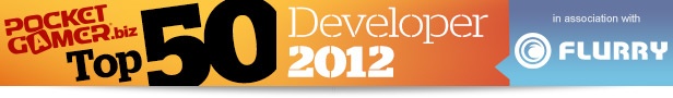Top 50 Mobile Game Developers of 2012