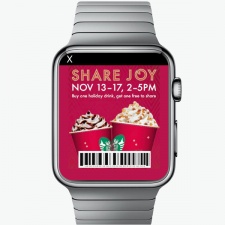 Is this what ads will look like on the Apple Watch?