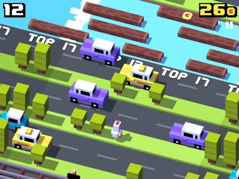 CROSSY ROAD GAMEPLAY (Chicken Crossing The Street Game For Kids