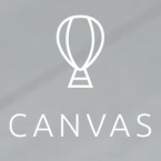 Canvas ads for mobile logo