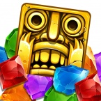 Scopely snags Temple Run license for soft-launched match-3 title Treasure Hunters logo