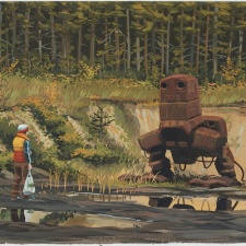 Stugan founder to auction off Simon Stålenhag’s Forest Iron Painting to benefit games accelerator