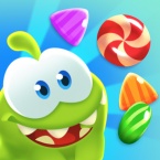 Om Nom A-mazing Candy logo