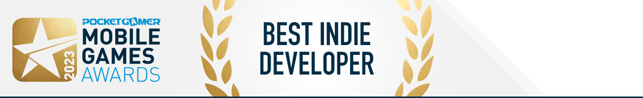 Best Indie Developer - Pocket Gamer Awards