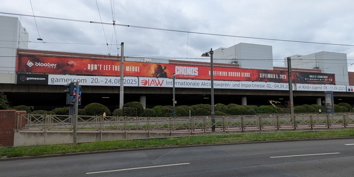 In 2025, Bloober Team&rsquo;s Cronos: The New Dawn had a large banner at Gamescom.