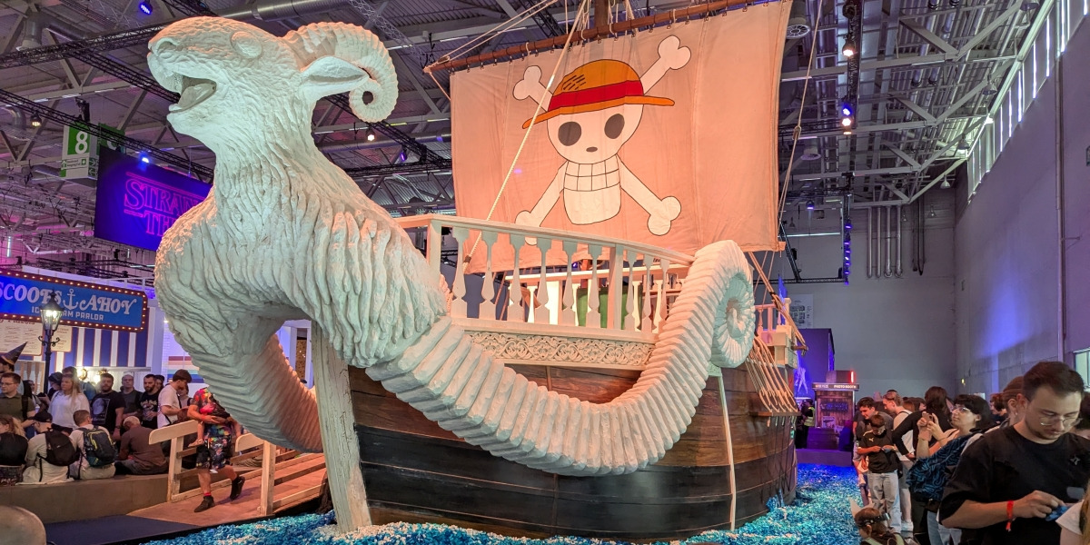 Netflix's Gamescom 2025 booth included One Piece. This presence was missing in 2026.