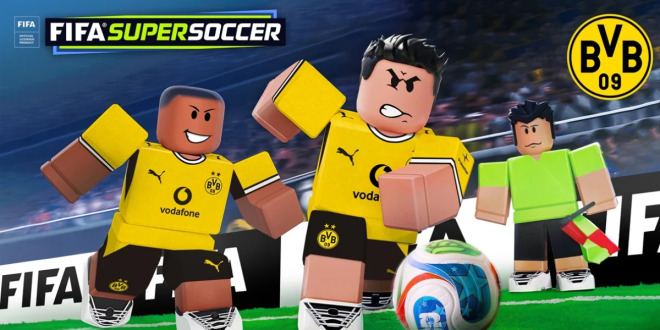 Gamefam and Borussia Dortmund Kick Off FIFA Super Soccer on Roblox