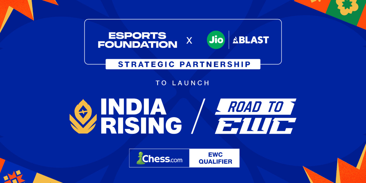 Esports Foundation and JioBLAST launch India Rising pathway to Esports World Cup