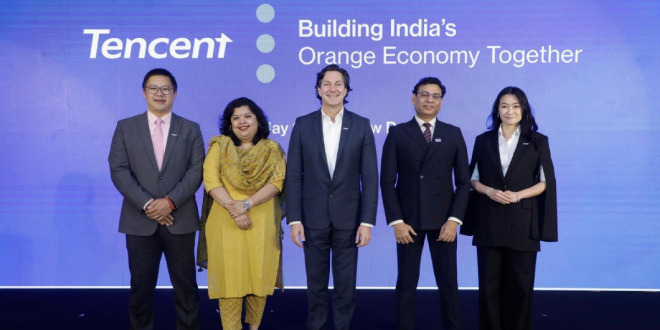 Tencent Dives into India's Orange Economy with $1M Pledge
