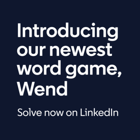 LinkedIn launches Wend as first new word game in two years