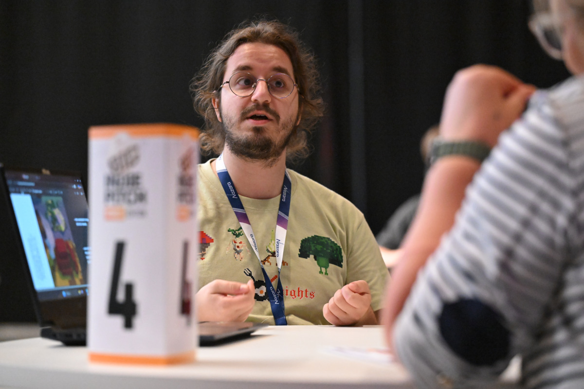 One of the teams pitching at the Big Indie Pitch Mobile in Barcelona 2026