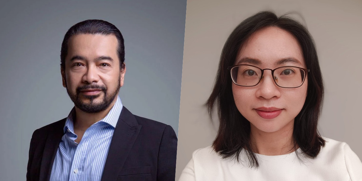 Left to right: Radiance Strategic Solution's Monte Singman and Kingsoft's Claire Yang.