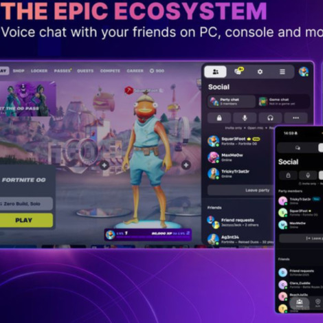 Epic Games launches Epic Parties to give players a cross-ecosystem voice chat 