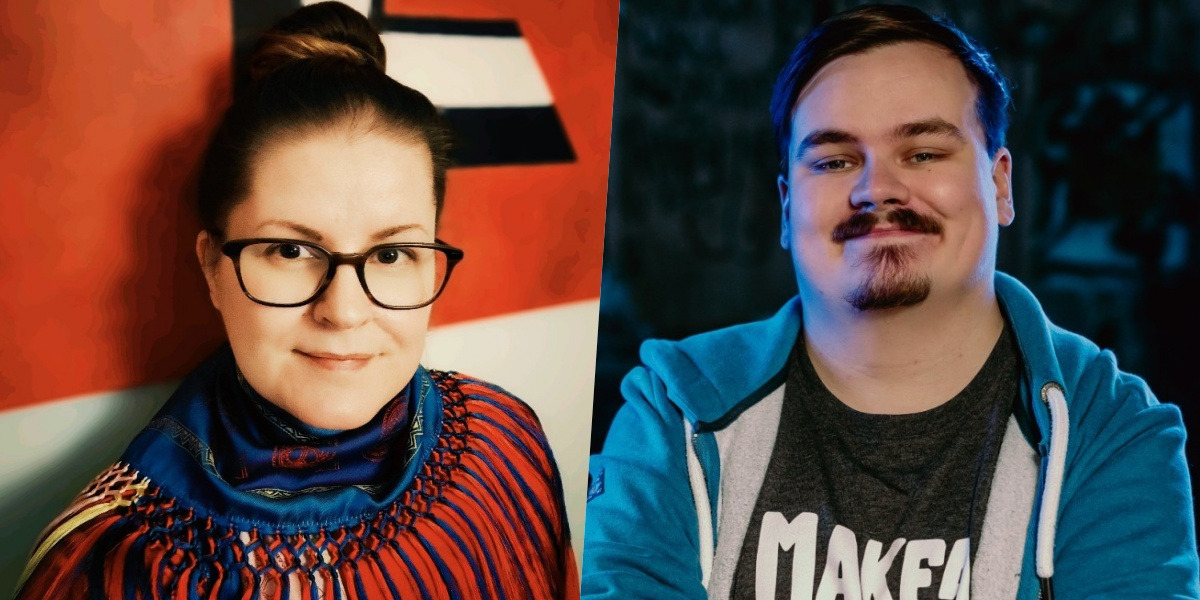 Left to right: Red Stage Entertainment's Marjaana Auranen and DREADMILL's Tomi Toikka