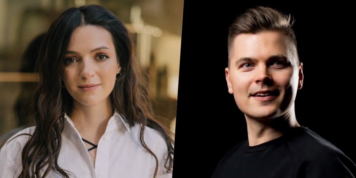 Left to right: Elena Lobova and Henri Lindgren